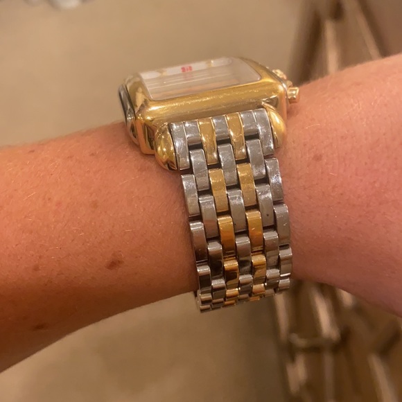 two toned art deco michele watch! - Picture 4 of 4